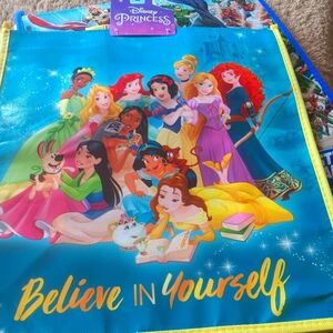 Disney Princess "Belive in Yourself" reusable tote bags